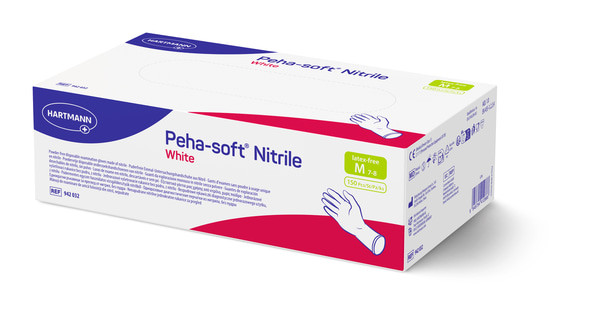 Packshot Peha soft nitrile white P150