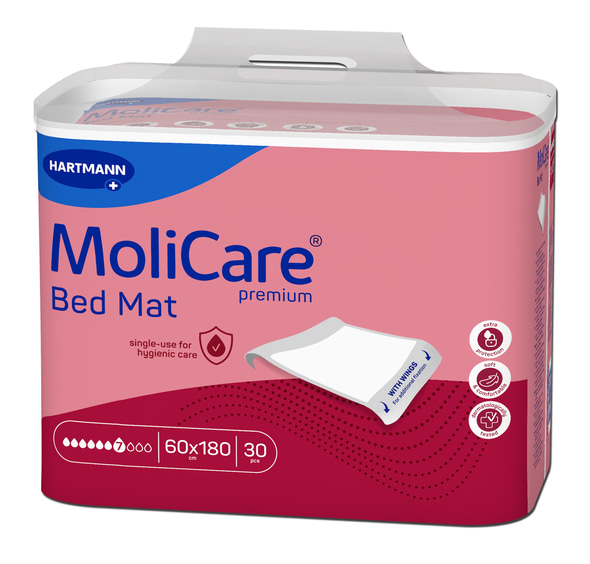 Angled Packshot MoliCare premium Bed Mat Relaunch 2025