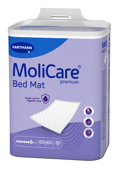 Angled Packshot MoliCare premium Bed Mat Relaunch 2025