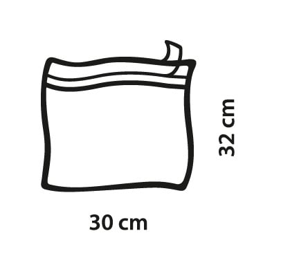 Foliodrape One-section adhesive bag