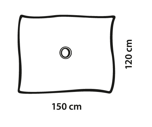 Foliodrape Protect Fenestrated drape, adhesive