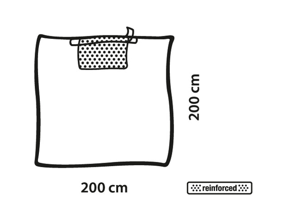 Foliodrape Protect Plus Surgical drape, adhesive, crepe