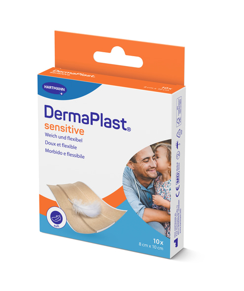 packshot-DermaPlast-sensitive-8x10cm-P10-REF5246307-right