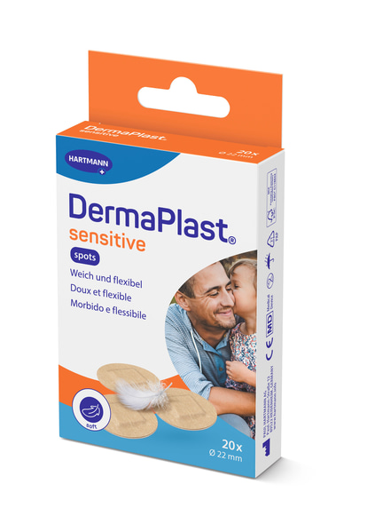 packshot-DermaPlast-sensitive-spots-22mm-P20-REF5247407-right