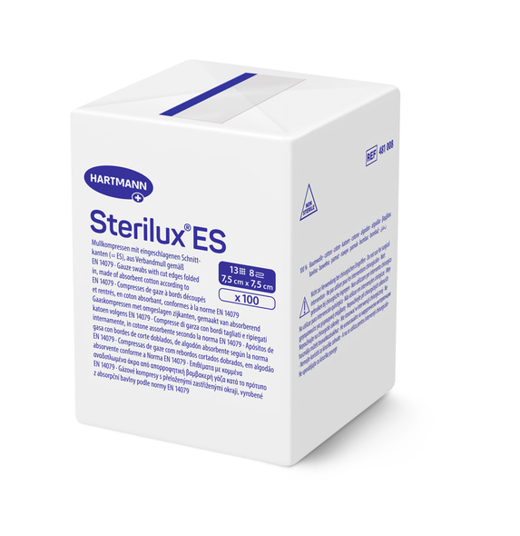  Packshot-Sterilux-ES-non-sterile-7,5x7,5cm-13fd-8l-P100-REF4810080