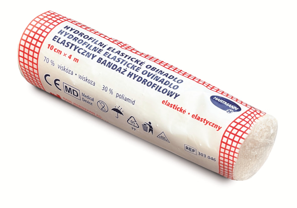 Obinadlo hydrofilní elast. 10cm x 4m