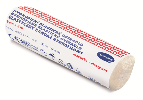 Obinadlo hydrofilní elastic. 8cm x 4m