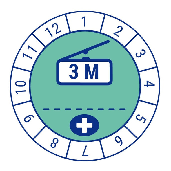 Packshot Sticker adhesive stability 3 months 990001