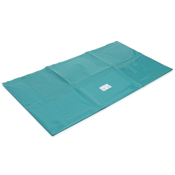 Instrument table cover unfolded with hands pictogram