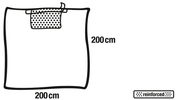 Foliodrape Protect Plus Surgical drape;adhesive, crepe