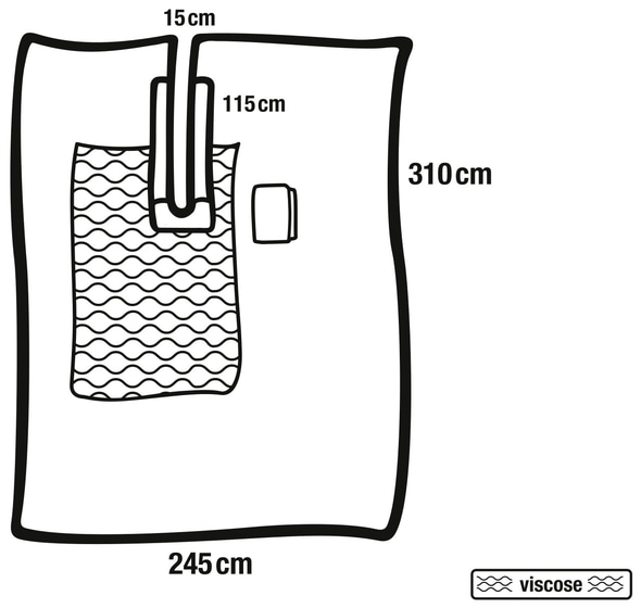 PPlus split sheet right hip
