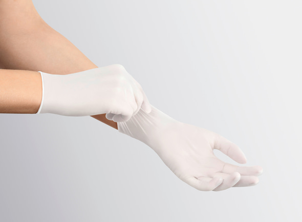 Peha-soft nitrile white powderfree