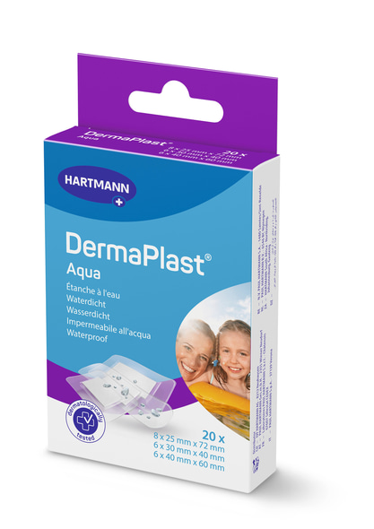 DermaPlast Aqu,a Strips 3 Sizes, P20