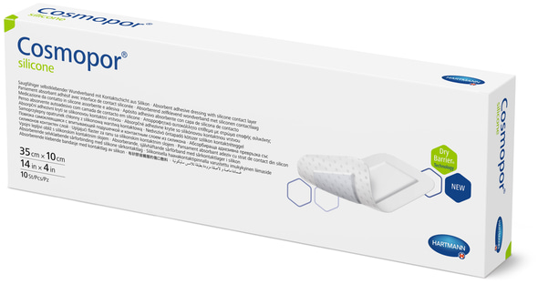 Cosmopor silicone, 35cm x 10cm, 10 St/Pcs/Pz