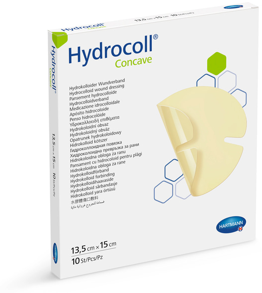Hydrocoll III Concave, 13,5cm x 15cm, 10St/Pcs/Pz