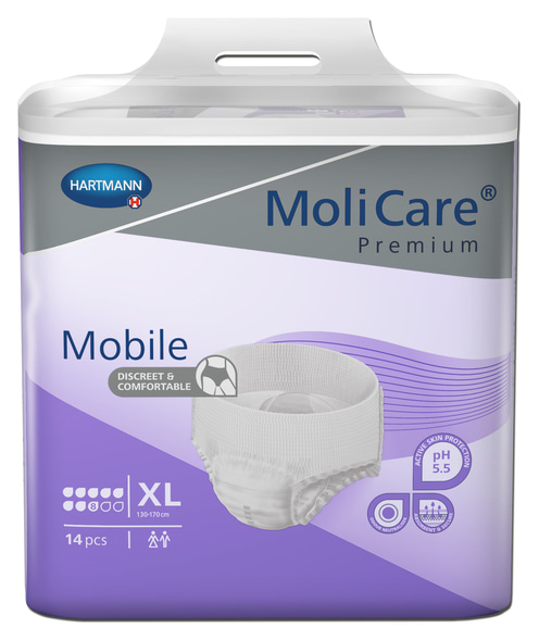 Packshot_Front_MoliCare Premium Mobile X-Large 8D 14 pcs