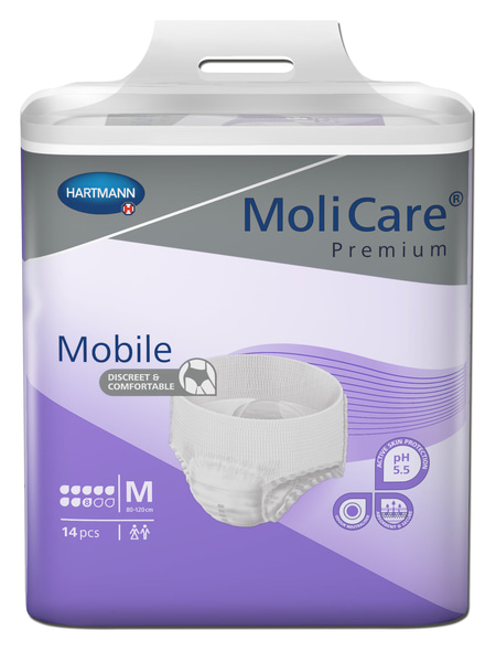 Packshot_Front_MoliCare Premium Mobile Medium 8D 14 pcs