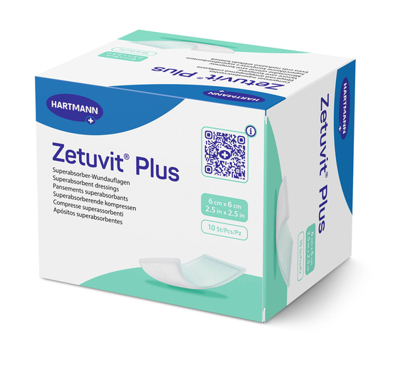 Zetuvit Plus 6x6 cm P10 packshot