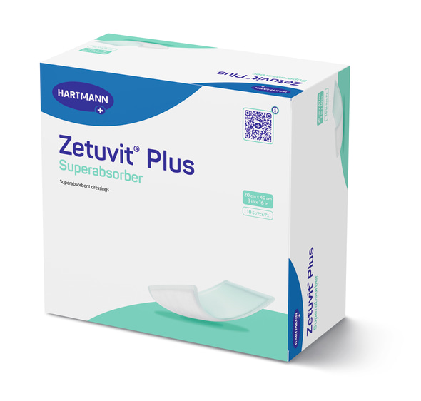 Zetuvit Plus Superabsorber, latexfree; 20 x 40 cm, P10