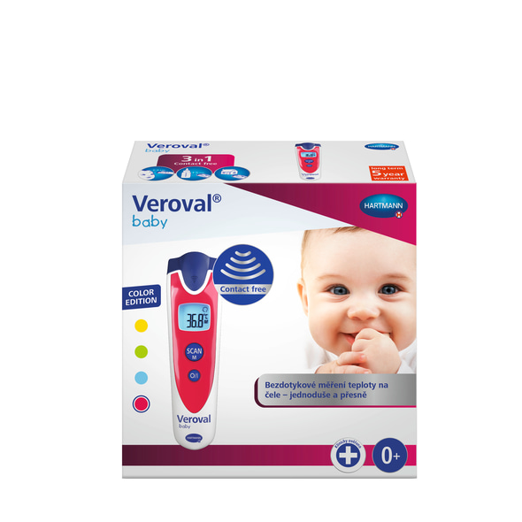 Detský teplomer Packshot Veroval (CZ)