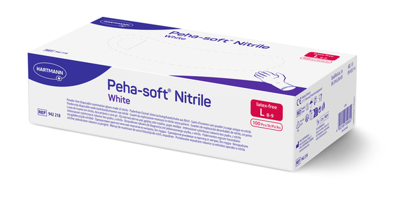 Peha-soft Nitrile White L P100 REF942218