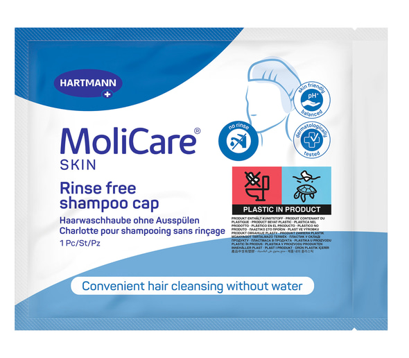 MoliCare Skin Rinse free shampoo cap - Packshot