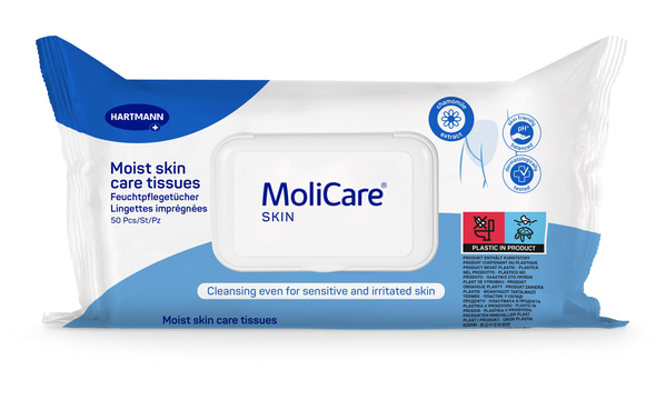 MoliCare® Skin Moist skin Care Tissues - Packshot