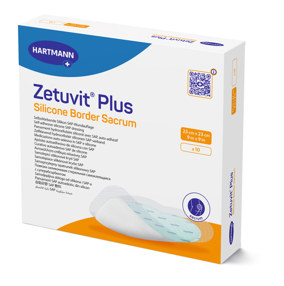 Zetuvit Plus Sil Border Sacr 23x23cm P10 packshot