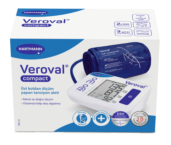 Veroval Kompakt Üst Kol Kan Basıncı Monitörü