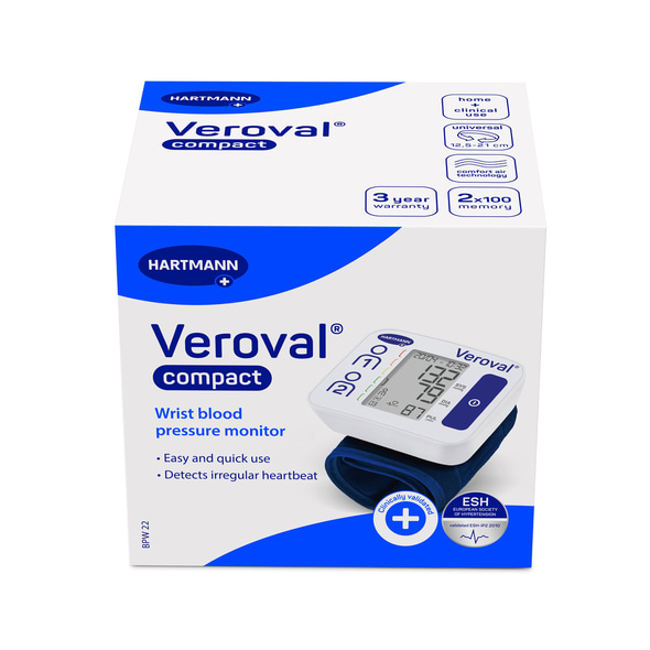  Veroval compact wrist blood pressure monitor