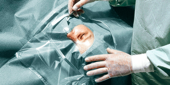 Foliodrape Ophthalmology Drape