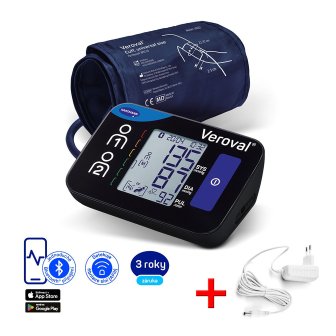 HARTMANN Veroval compact + connect + adaptér vyhody a funkce